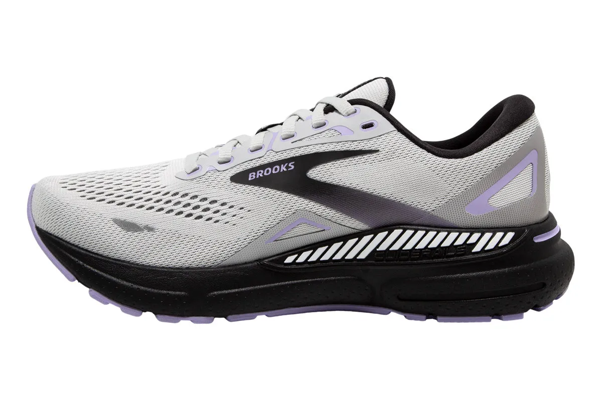 Brooks Adrenaline GTS 23 2E Grey/Black/Purple Womens