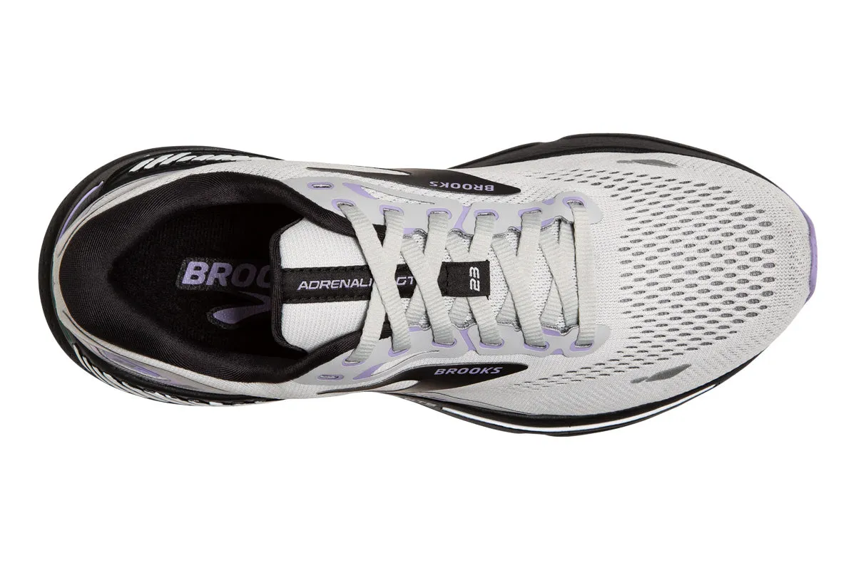 Brooks Adrenaline GTS 23 2E Grey/Black/Purple Womens