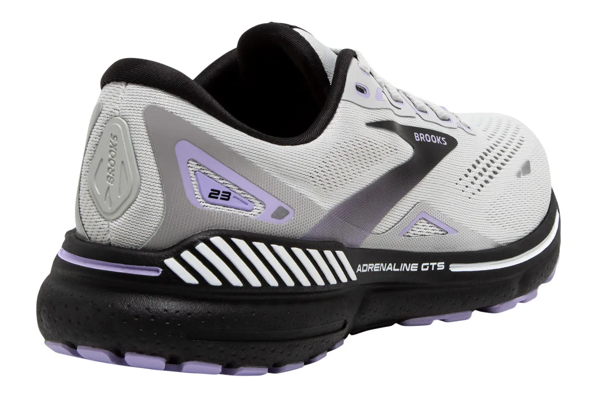 Brooks Adrenaline GTS 23 2E Grey/Black/Purple Womens