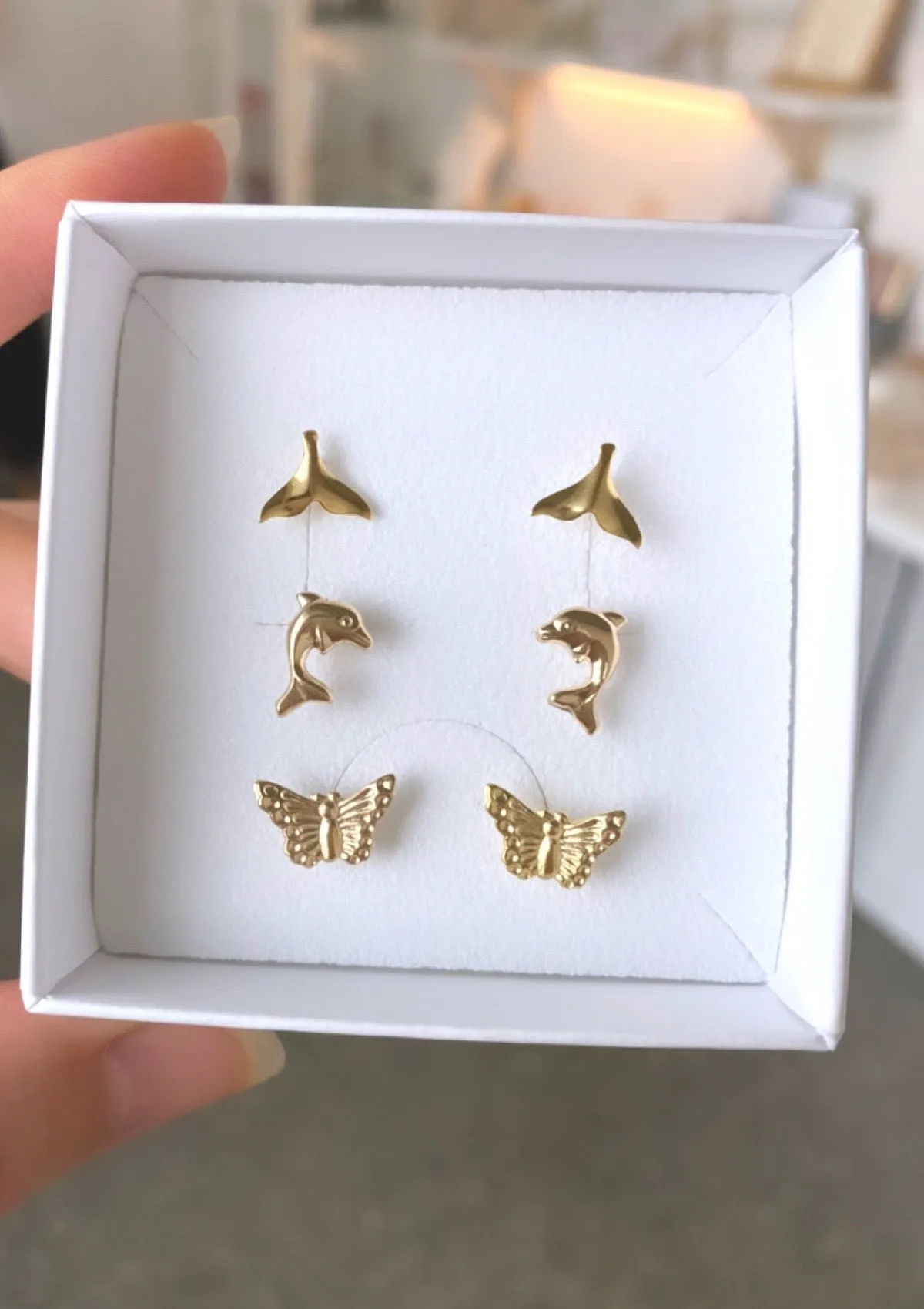 Butterfly Stud Earrings