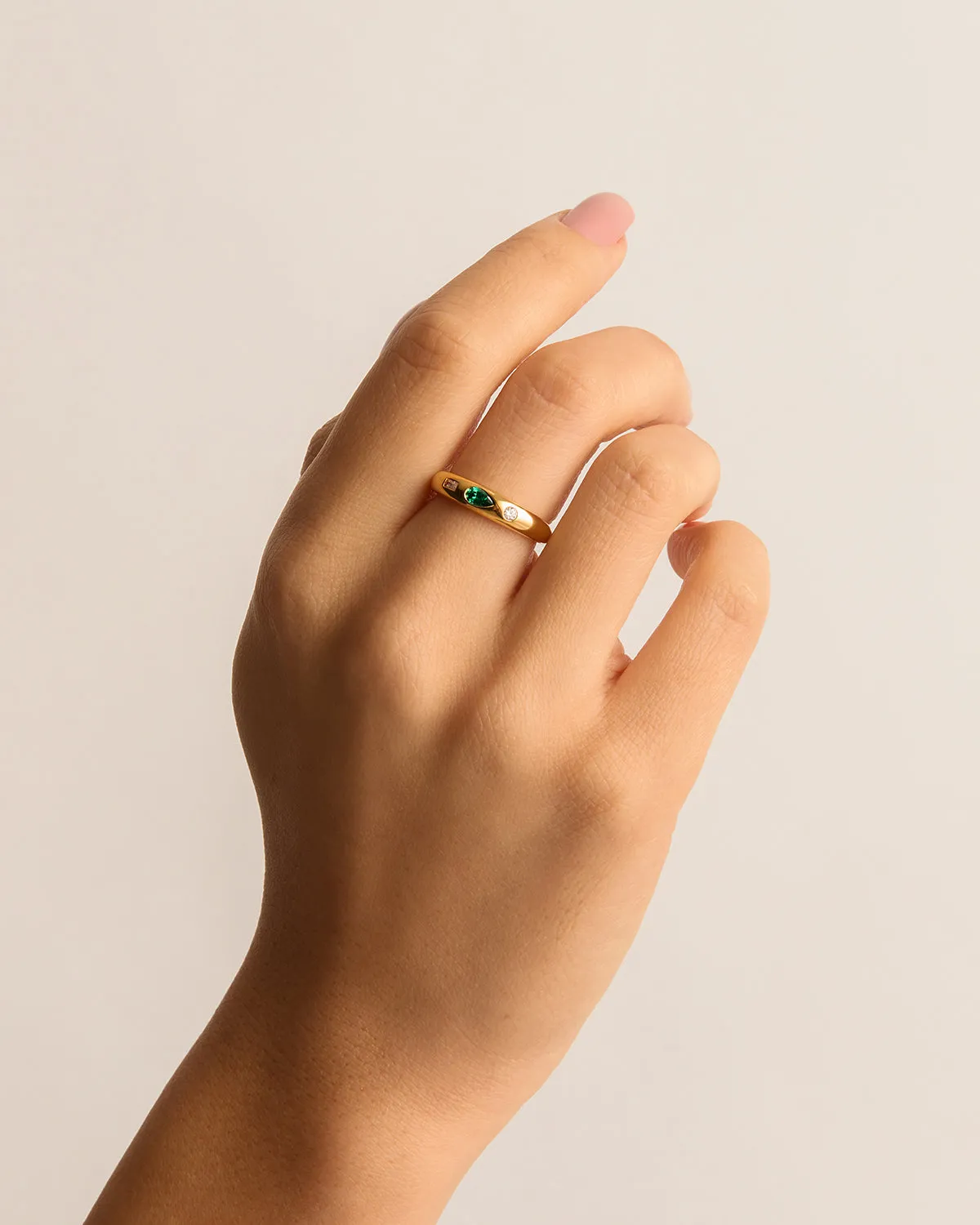 By Charlotte Magnetic Soul Ring, Gold or Silver