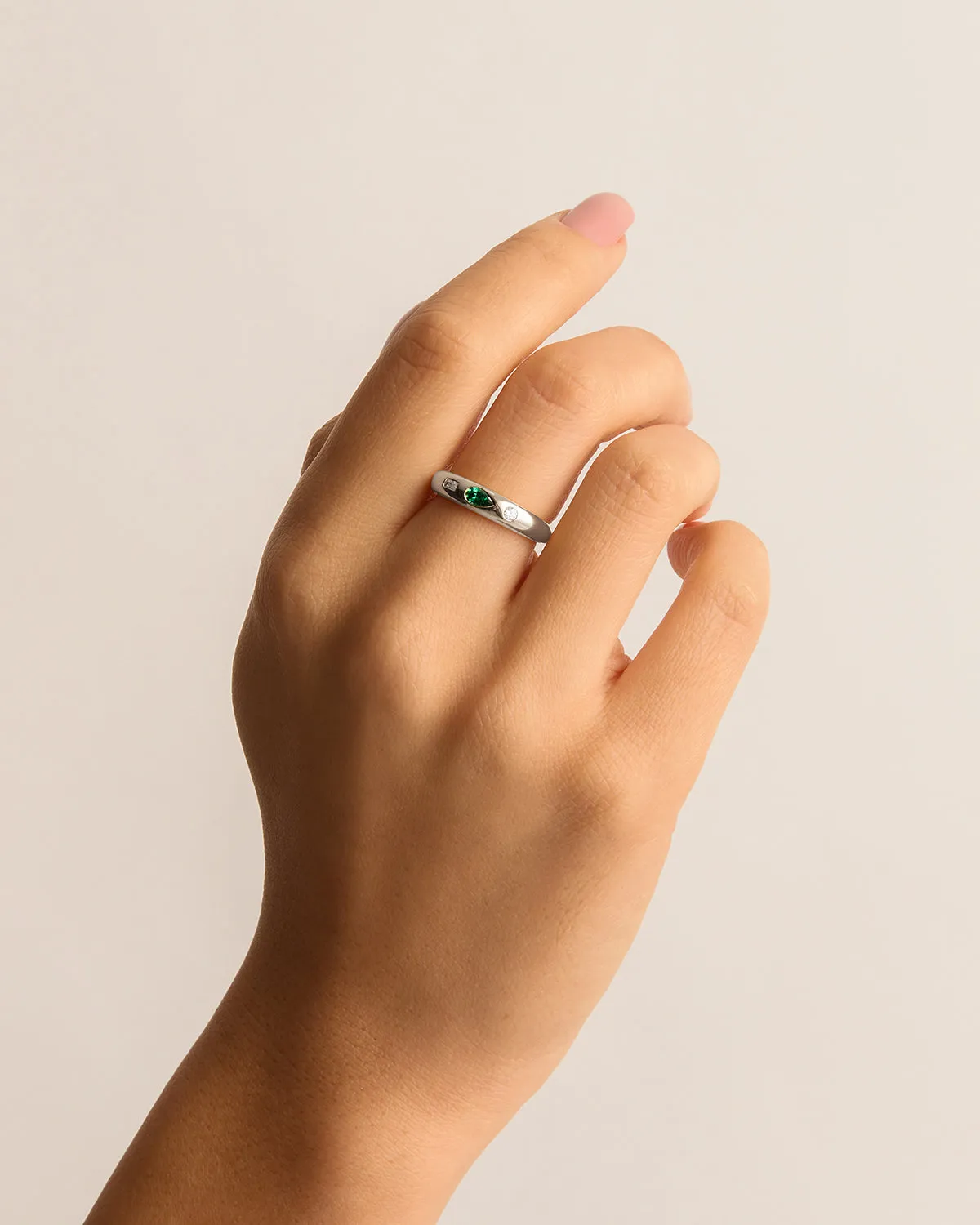 By Charlotte Magnetic Soul Ring, Gold or Silver