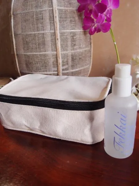 Canvas Zippered Toiletry Bag Travel Dopp Kit