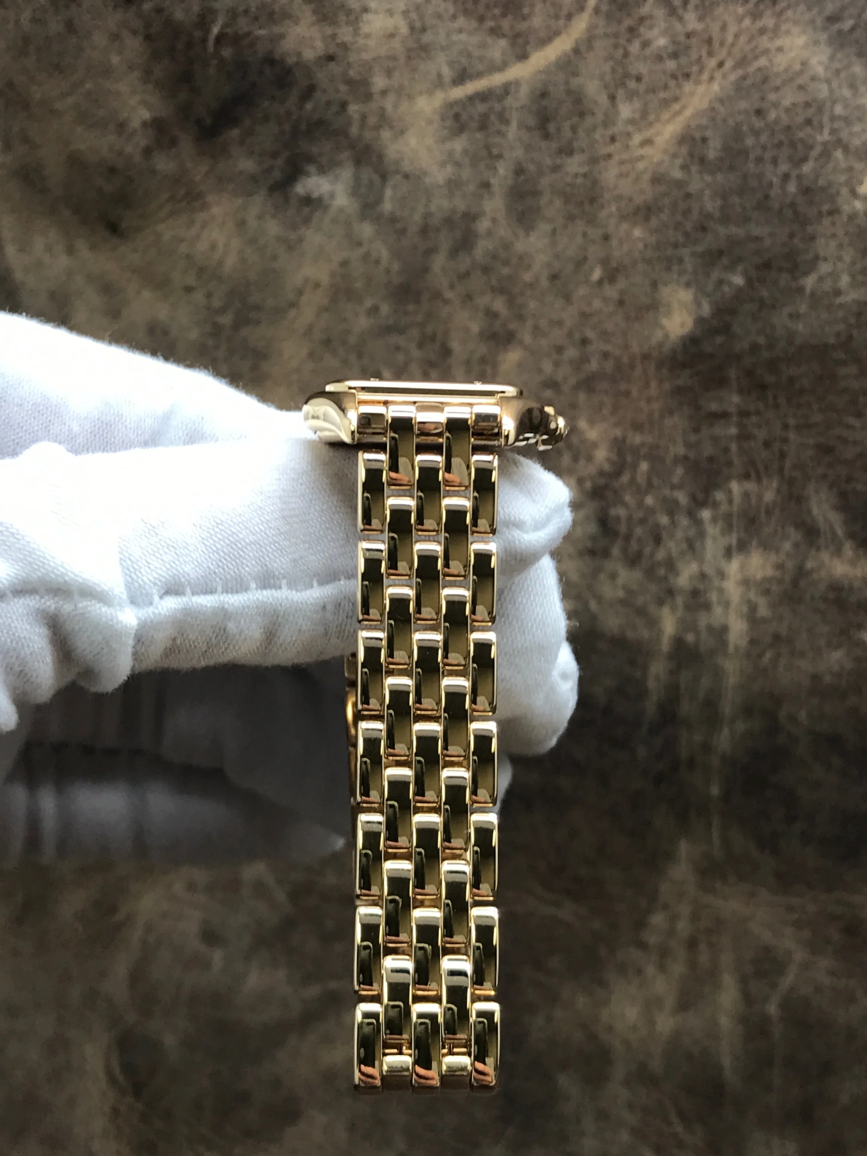 Cartier Panthere 1280 Gold Dial Quartz Women's Watch