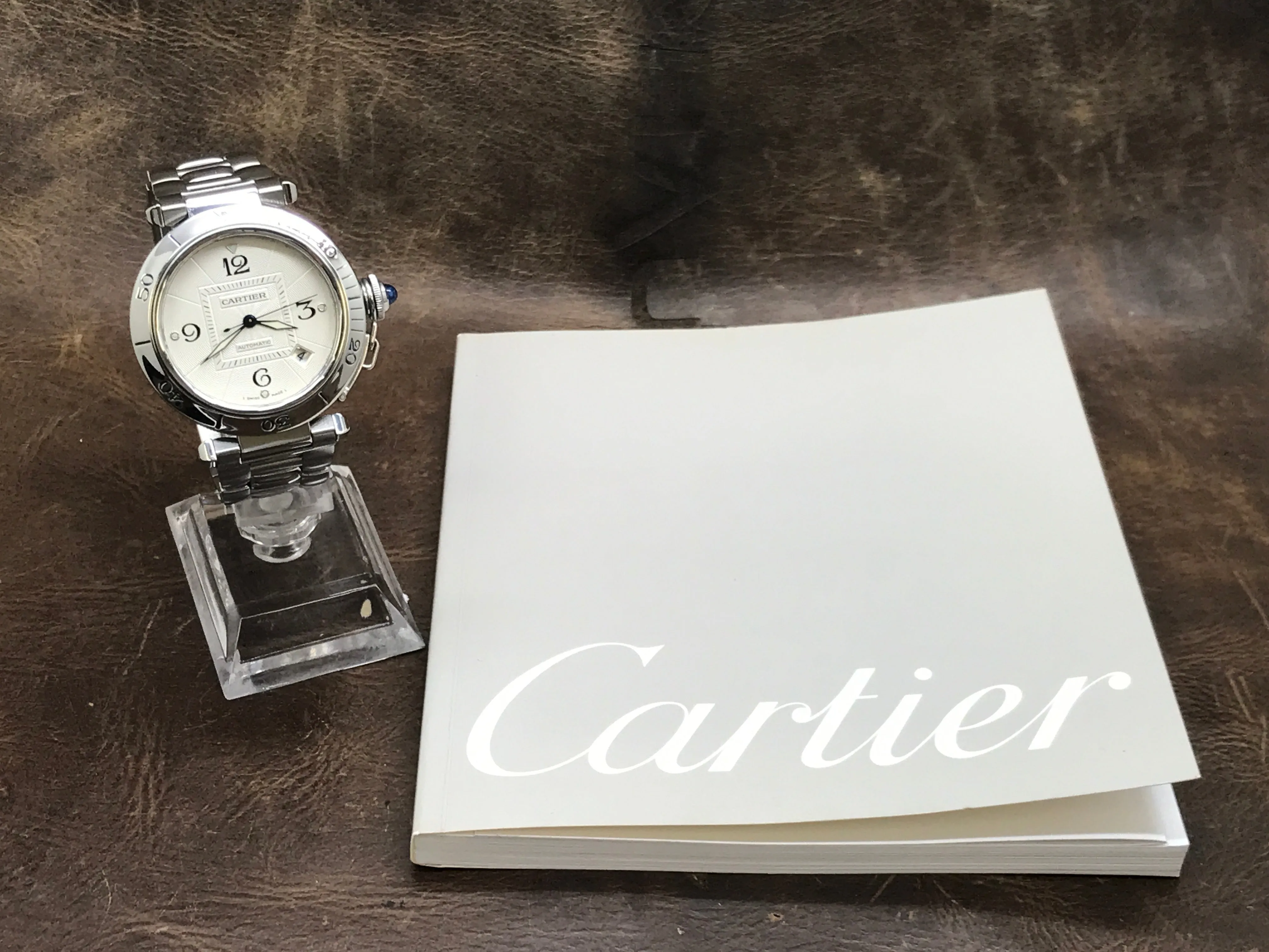 Cartier Pasha 2379 Silver Dial Automatic Watch