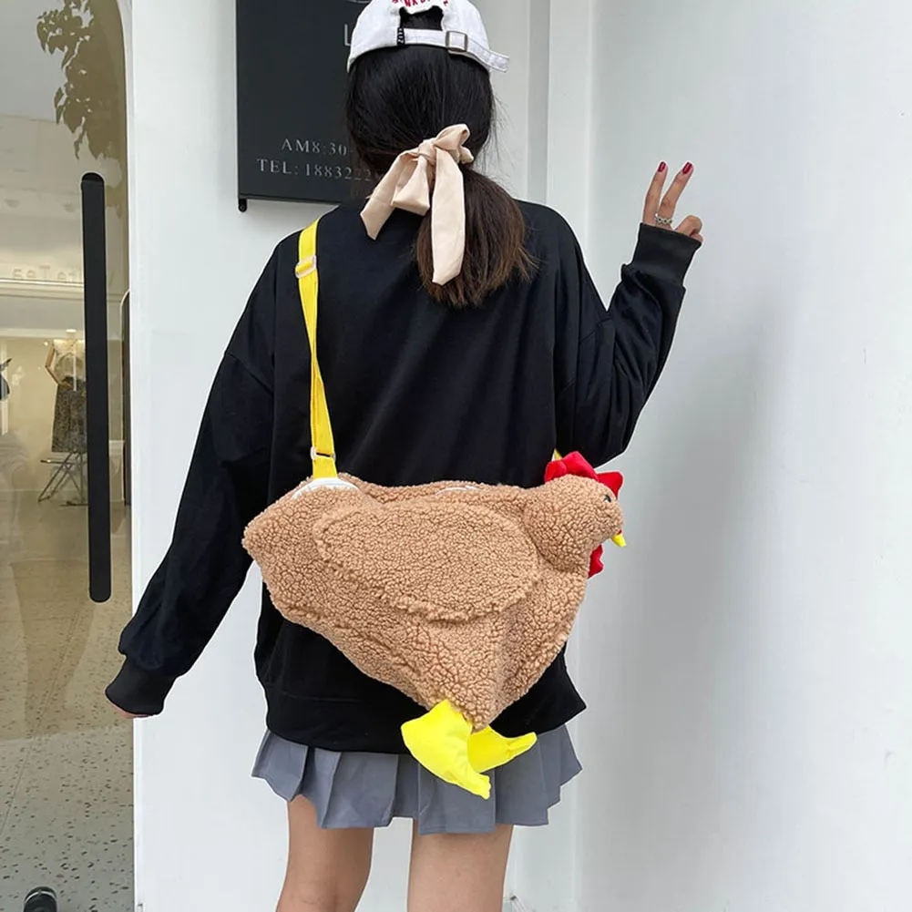 Cartoon Chicken Shoulder Bags