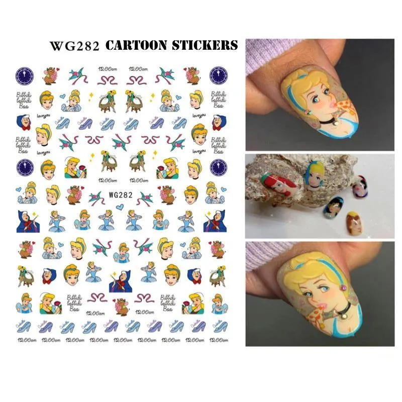 CARTOON Nail Art Stickers