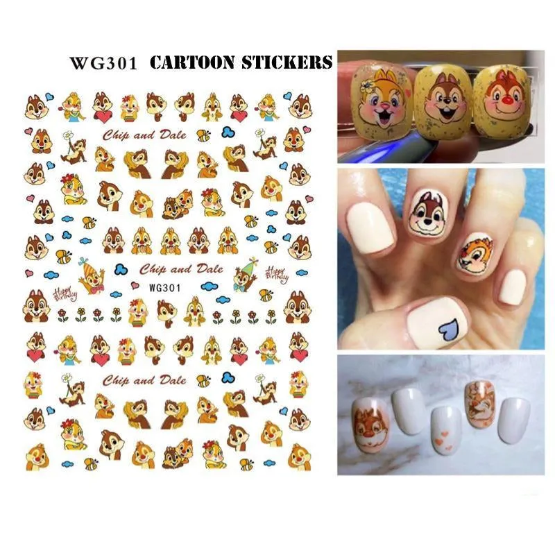 CARTOON Nail Art Stickers