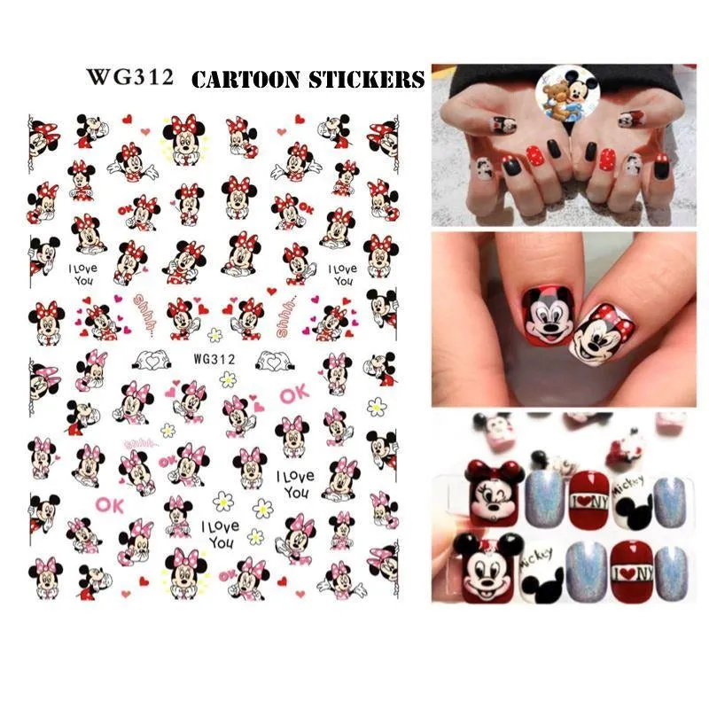 CARTOON Nail Art Stickers