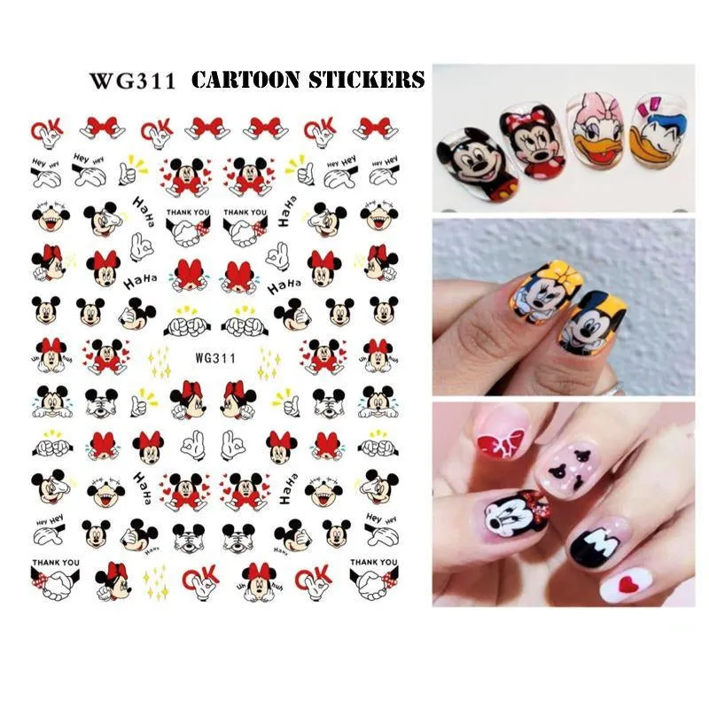 CARTOON Nail Art Stickers