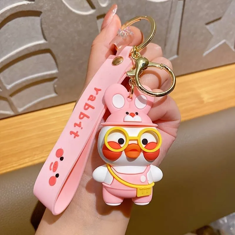 Cartoon Theme Duck Keychain.