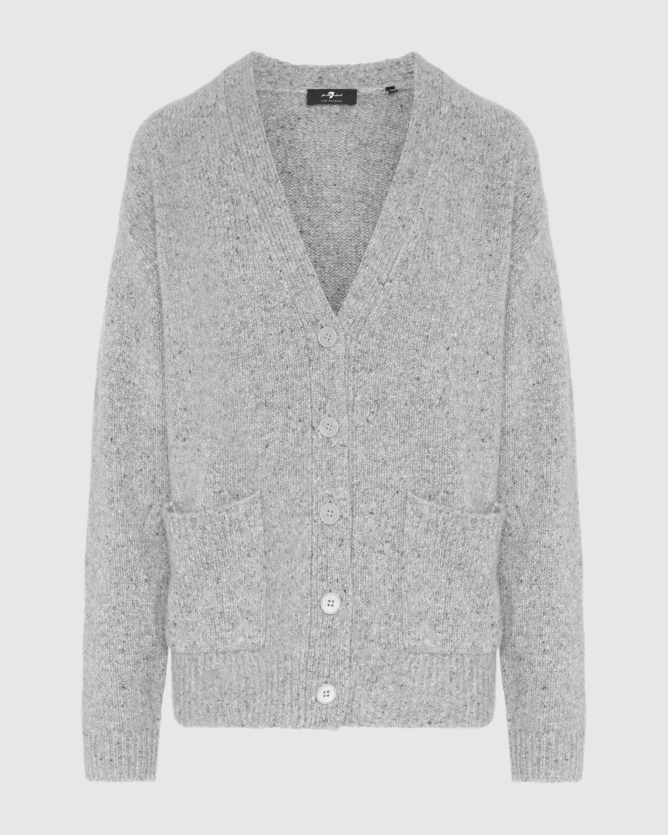 Cashmere Boyfriend Cardigan in Quiet Grey