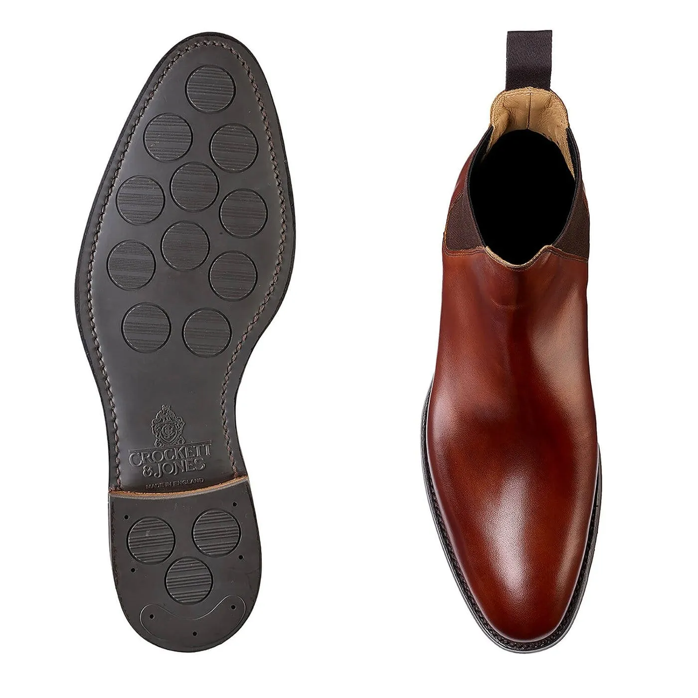 Chelsea 8 Chestnut Burnished Calf