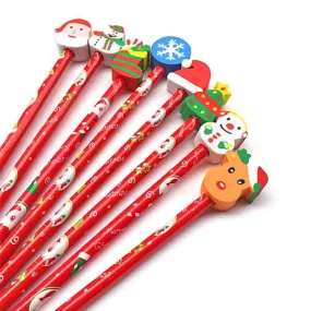 Children's Christmas Pencil With Eraser