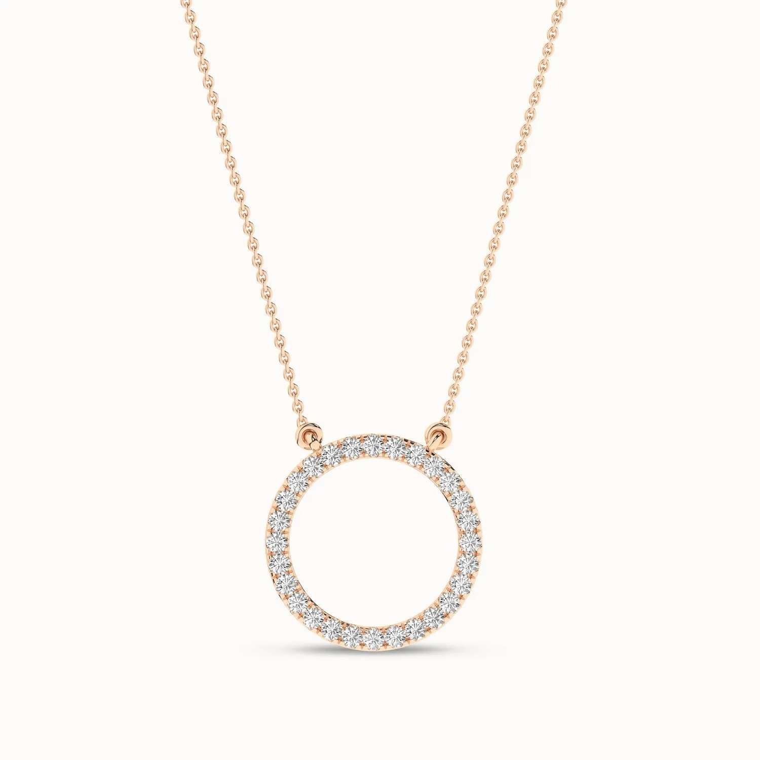 Circular Silhouette Necklace