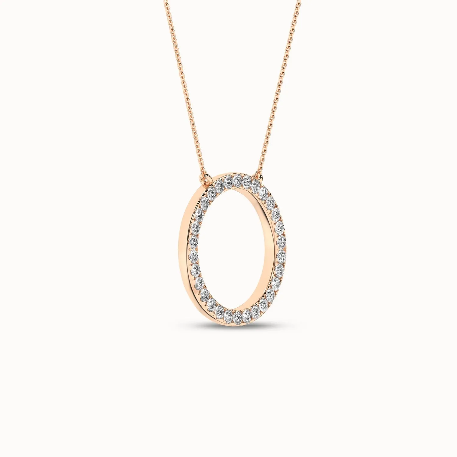 Circular Silhouette Necklace