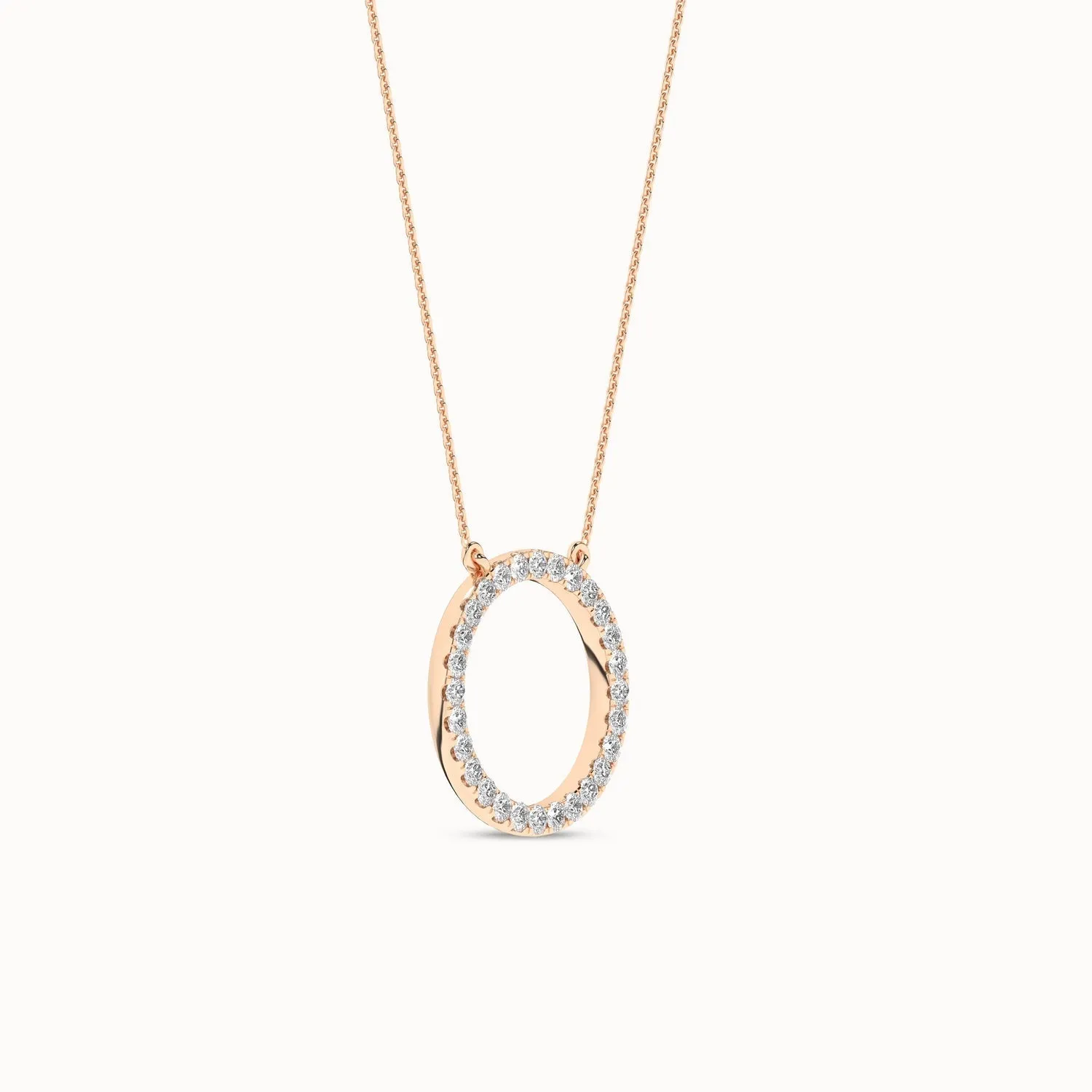 Circular Silhouette Necklace