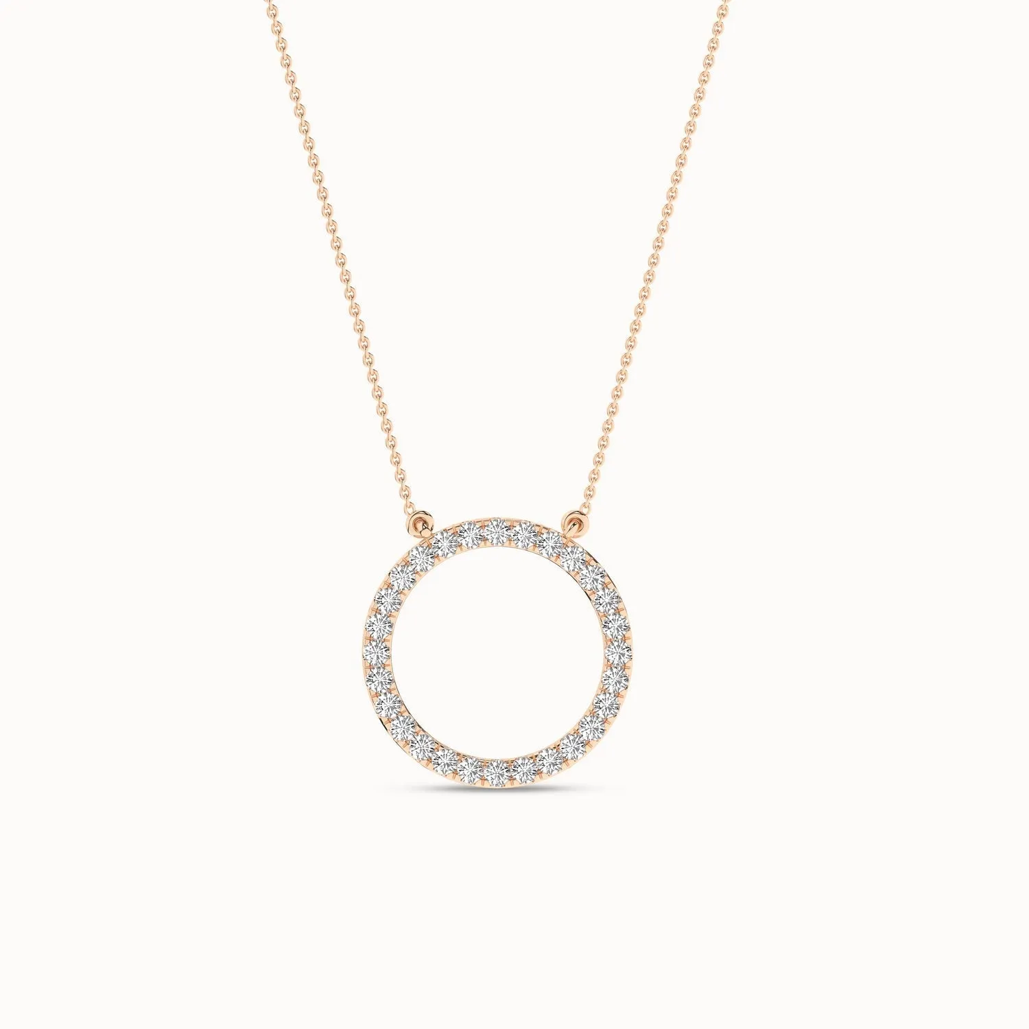 Circular Silhouette Necklace