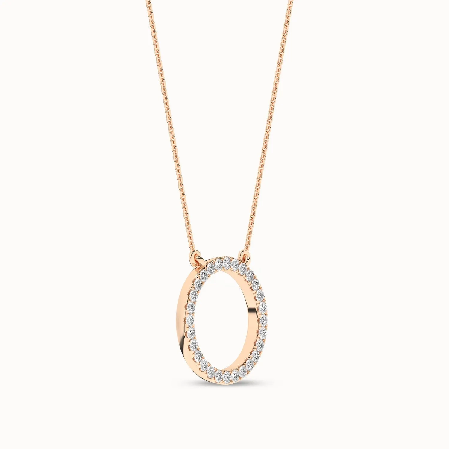 Circular Silhouette Necklace