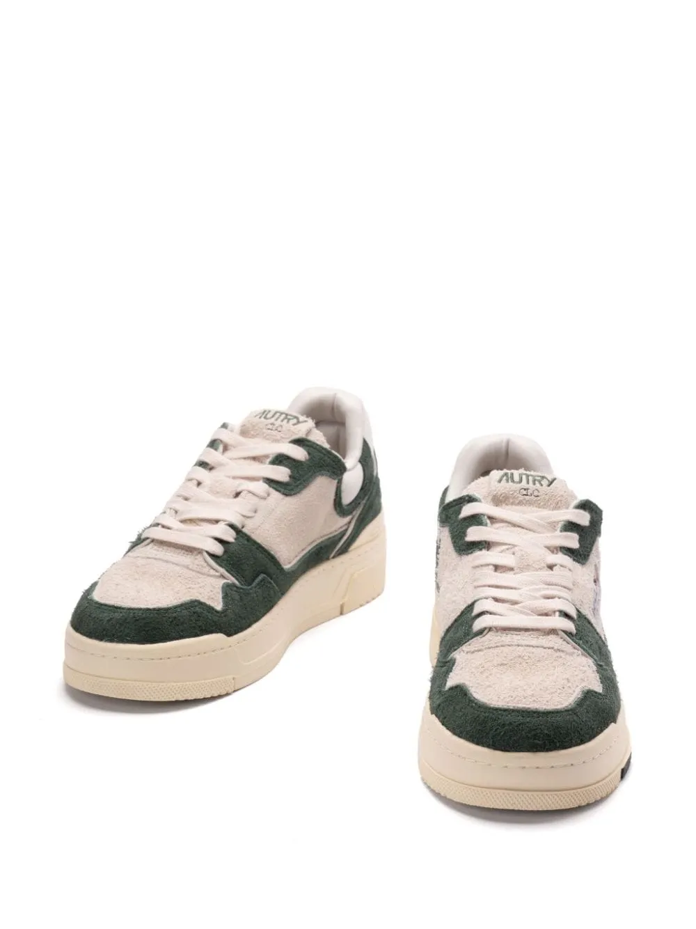 CLC LOW LEATHER AND SUEDE SNEAKERS