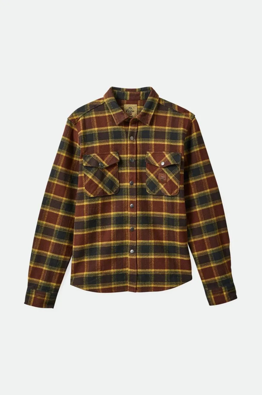 Coors 150 Western Heavyweight Bowery Flannel - Sepia/Sunset/Washed Black