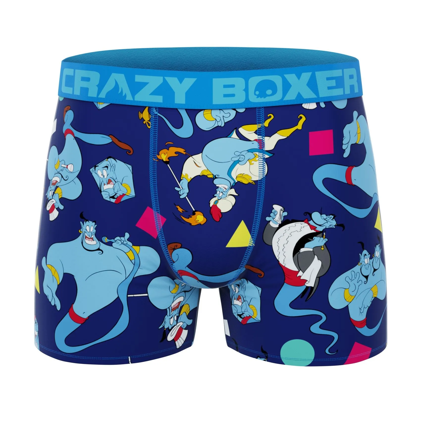 CRAZYBOXER Disney Genie Aladdin Men's Boxer Briefs (Pack 3)