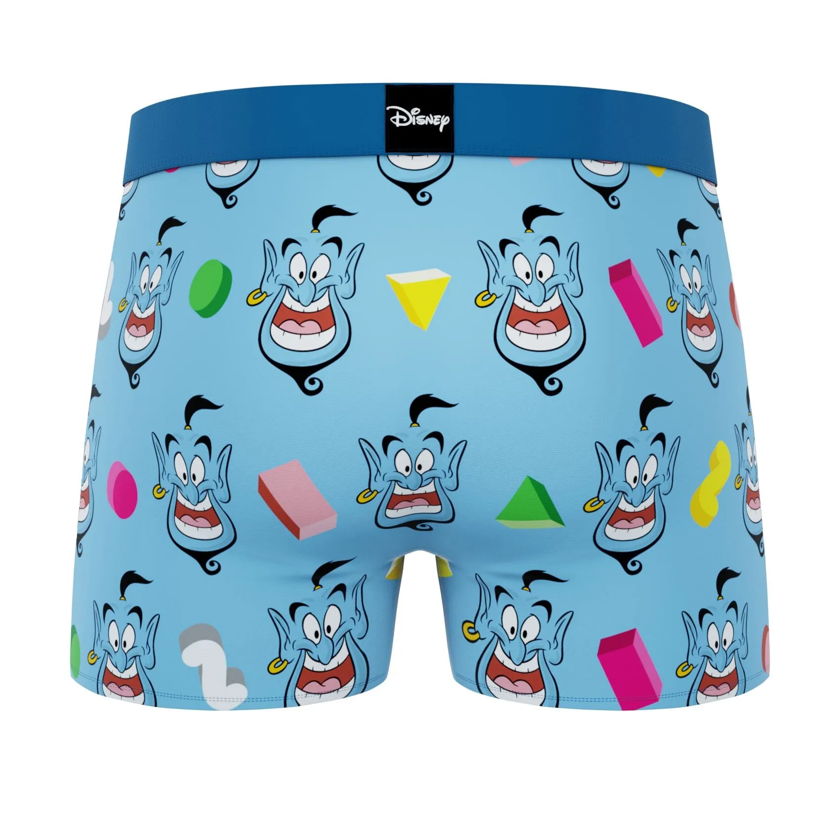 CRAZYBOXER Disney Genie Aladdin Men's Boxer Briefs (Pack 3)