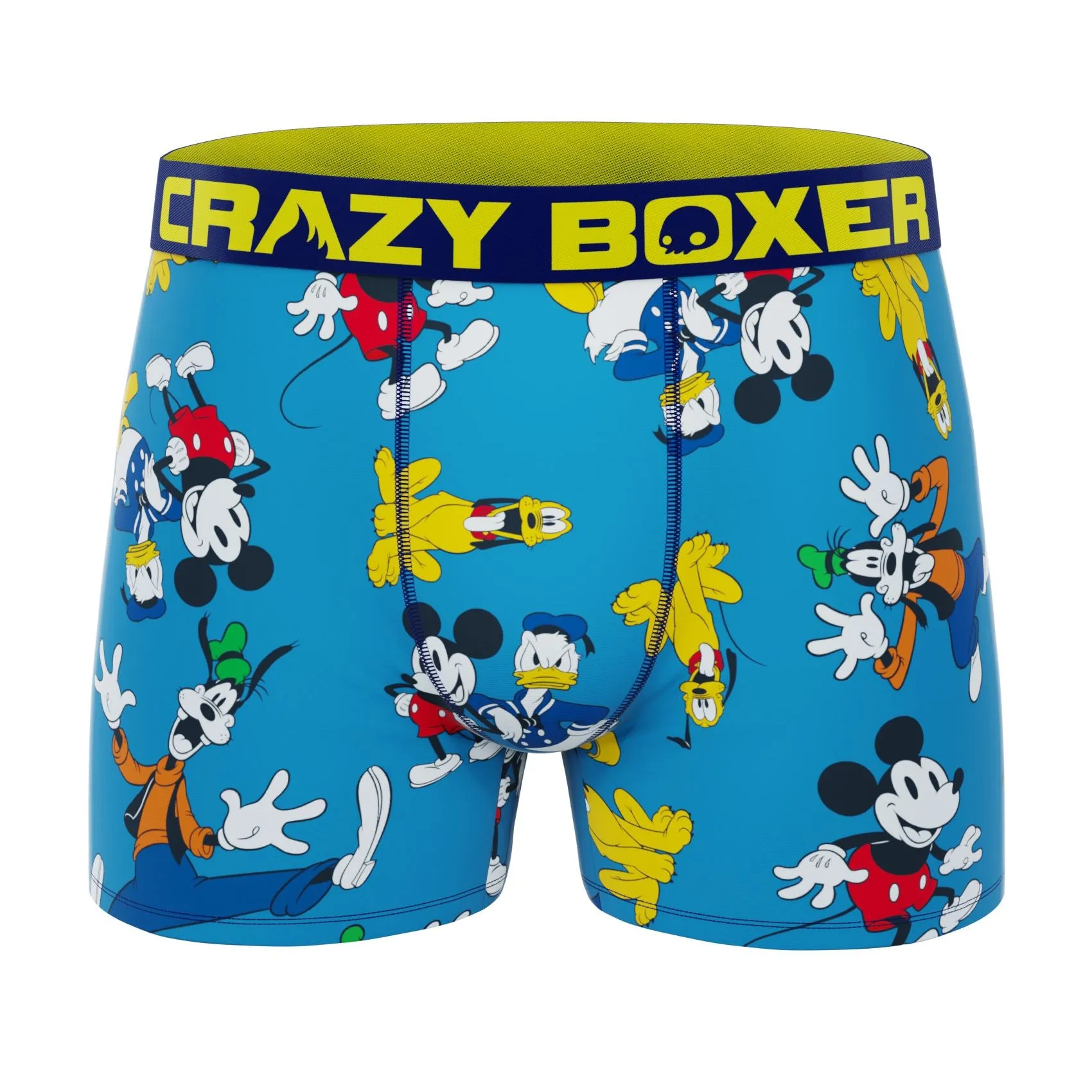 CRAZYBOXER Disney Goofy Men's Boxer Briefs (2 Pack)