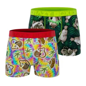 CRAZYBOXER Disney Jungle Book Men's Boxer Briefs (2 Pack)