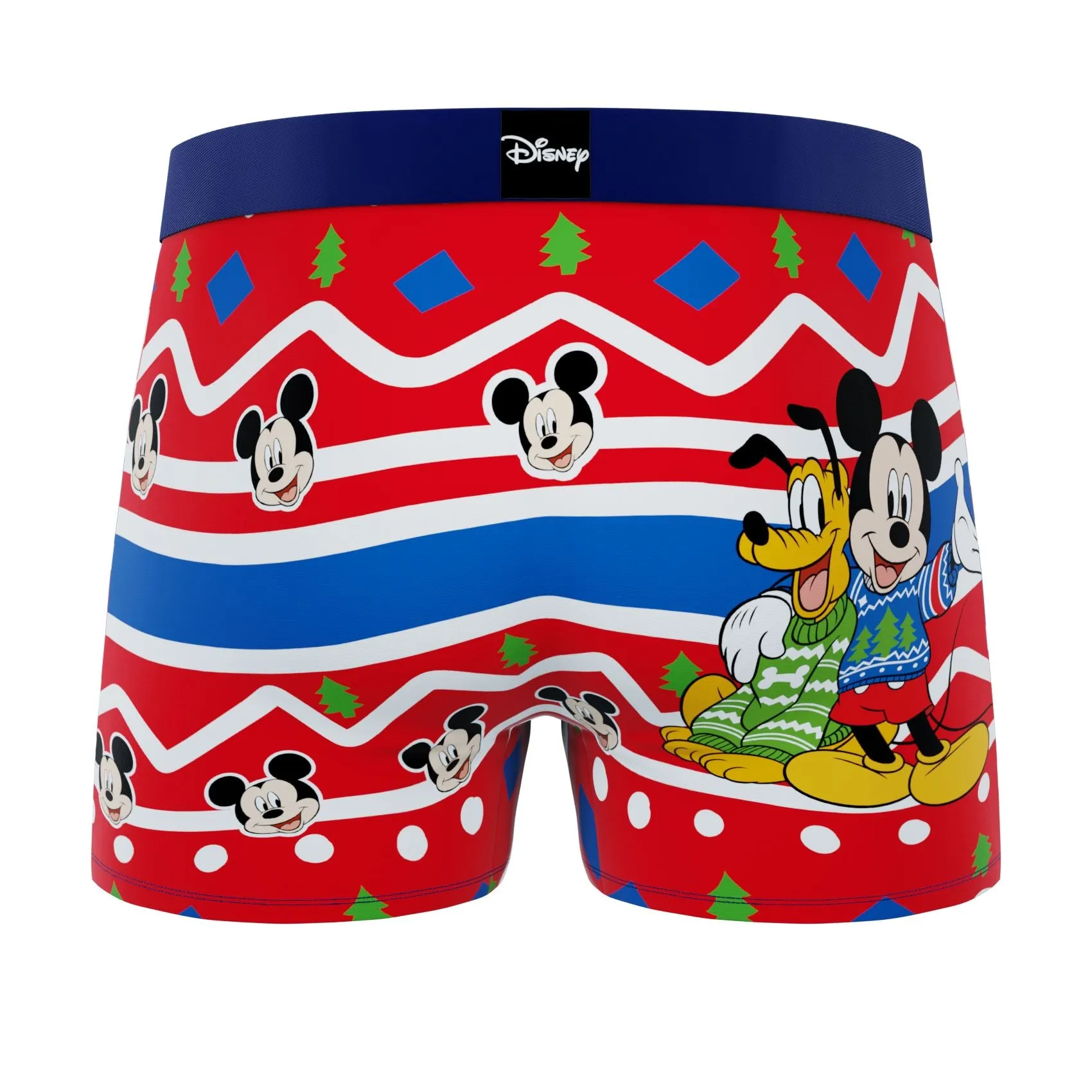 CRAZYBOXER Disney Mickey and Pluto Xmas Men's Boxer Briefs