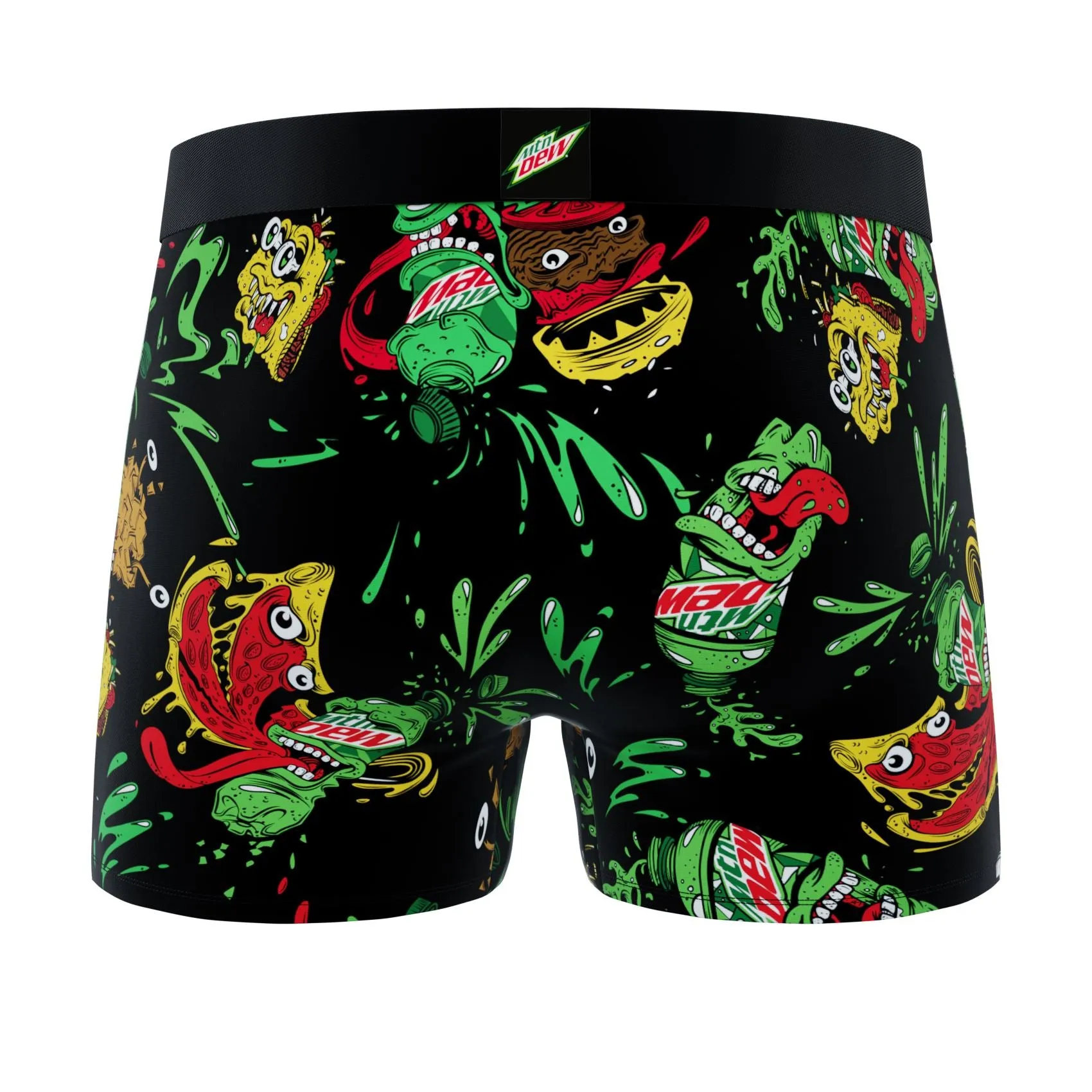 CRAZYBOXER Mountain Dew Food Men's Boxer Briefs