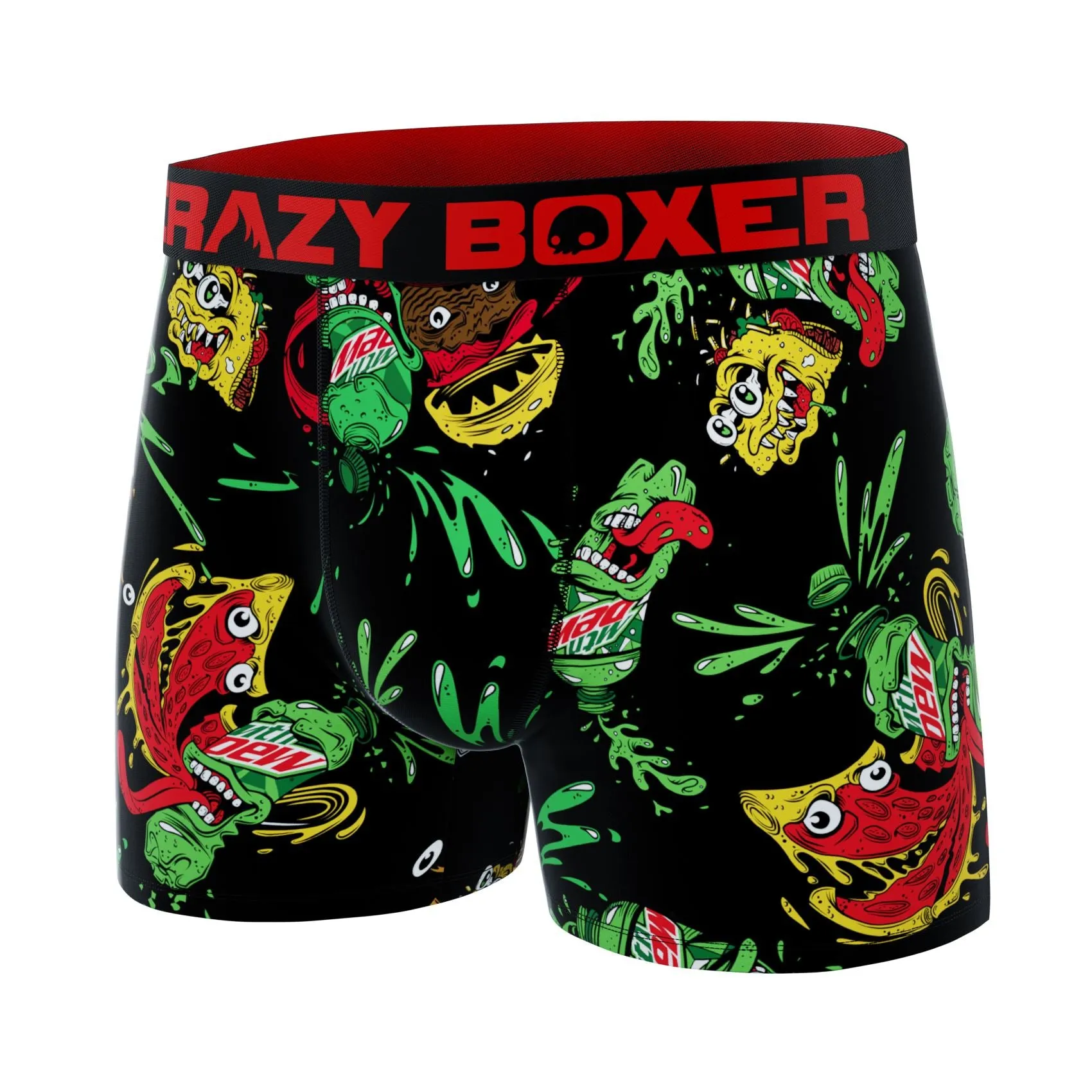 CRAZYBOXER Mountain Dew Food Men's Boxer Briefs