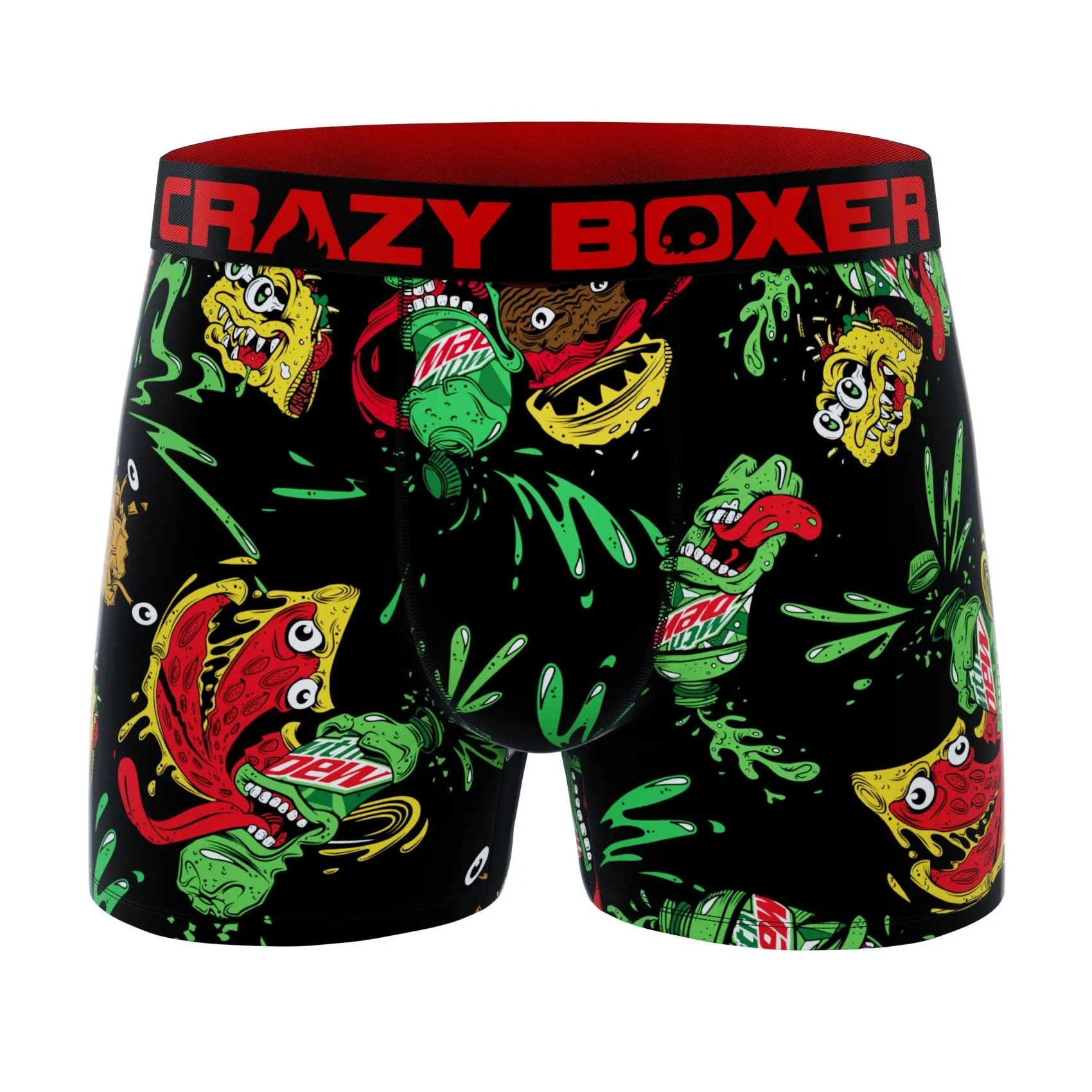 CRAZYBOXER Mountain Dew Food Men's Boxer Briefs