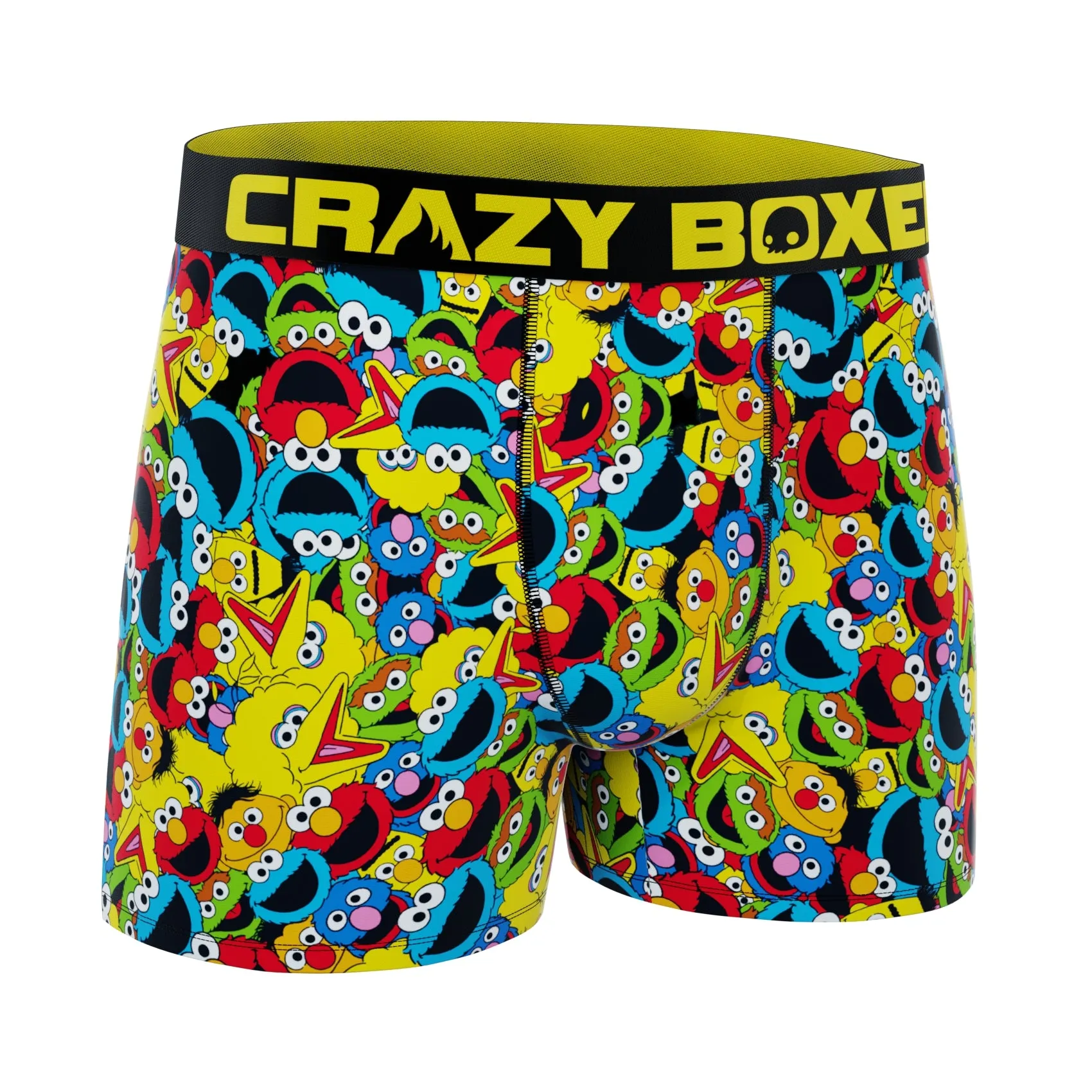 CRAZYBOXER Sesame Street All Characters Men's Boxer Briefs