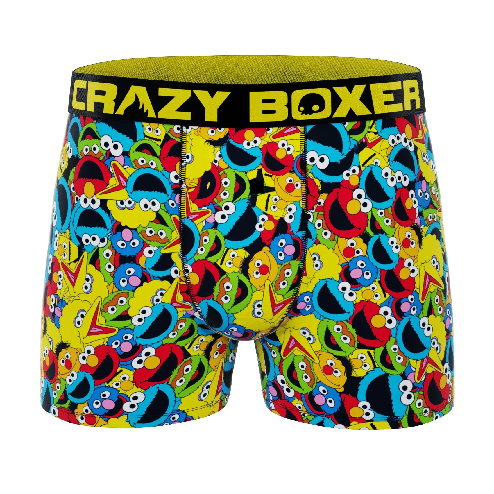 CRAZYBOXER Sesame Street All Characters Men's Boxer Briefs