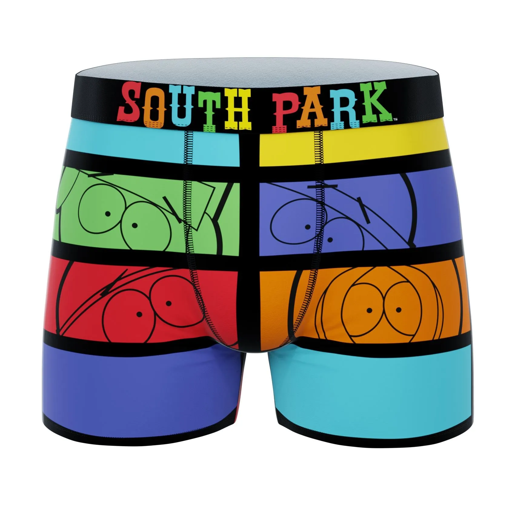 CRAZYBOXER South Park Characters Men's Boxer Briefs 3 Pack (Creative Packaging)