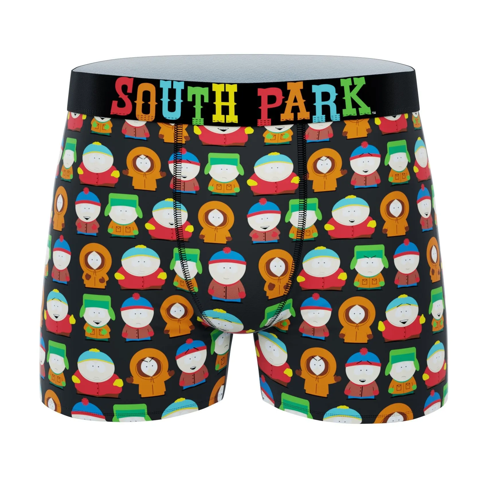 CRAZYBOXER South Park Characters Men's Boxer Briefs 3 Pack (Creative Packaging)