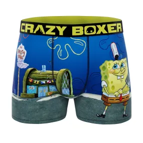 CRAZYBOXER SpongeBob Krusty Krab Men?s Boxer Briefs