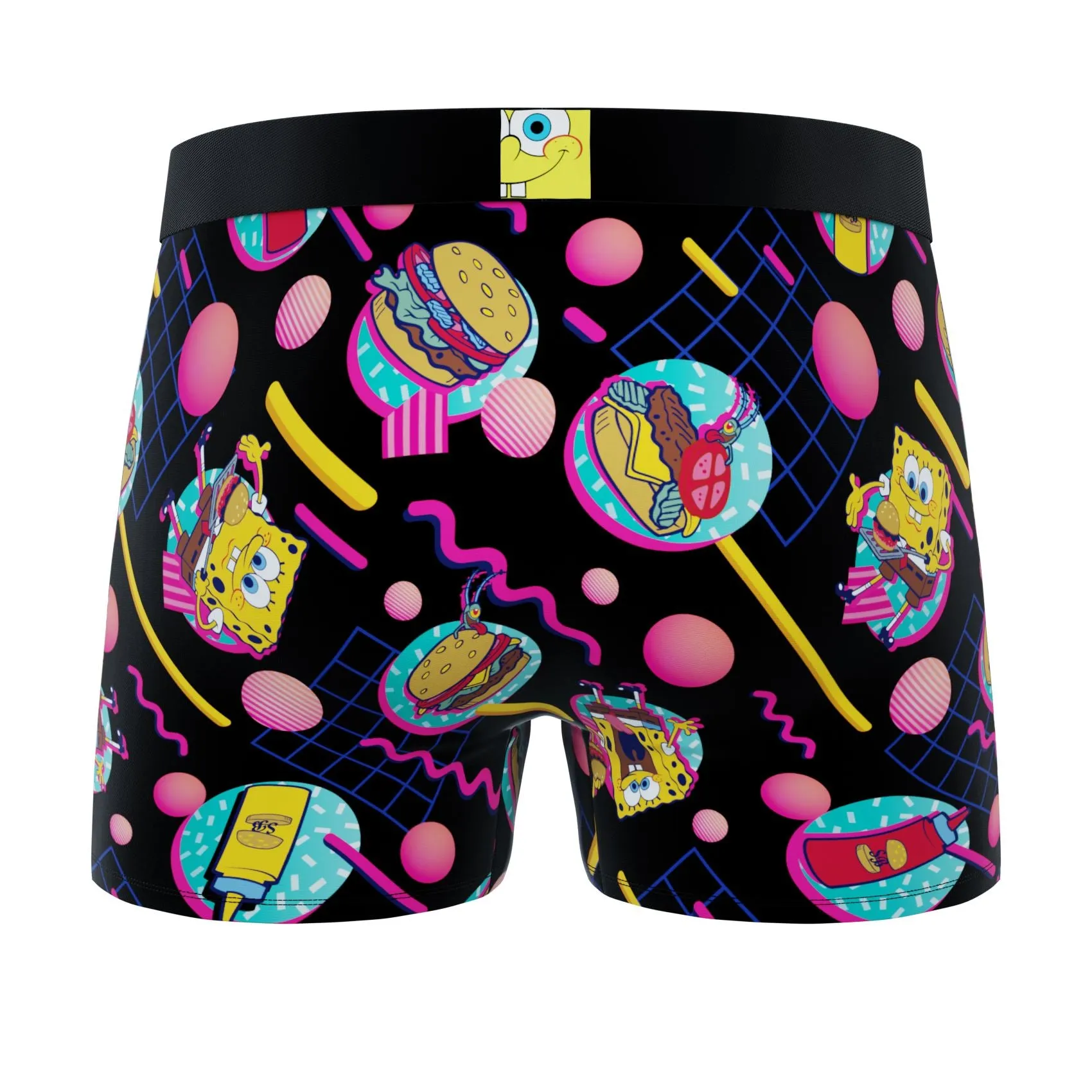 CRAZYBOXER Spongebob Men's Boxer Briefs (3 pack)