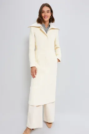 Cream Clarice Wool Coat