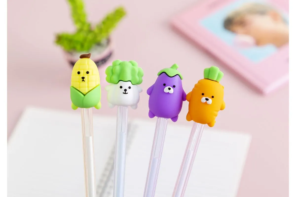 Cute Cartoon Vegetable Design Gel Ink Pen