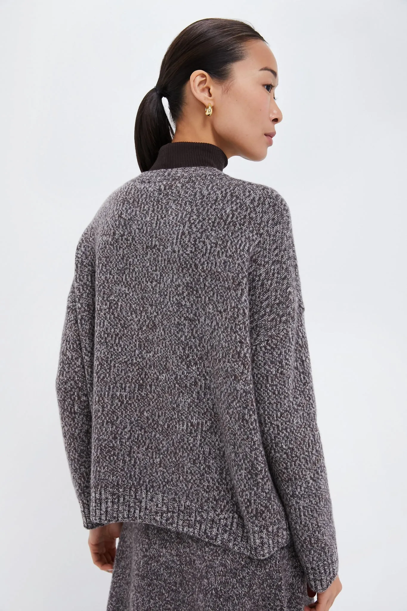 Dark Brown Moxa Sweater