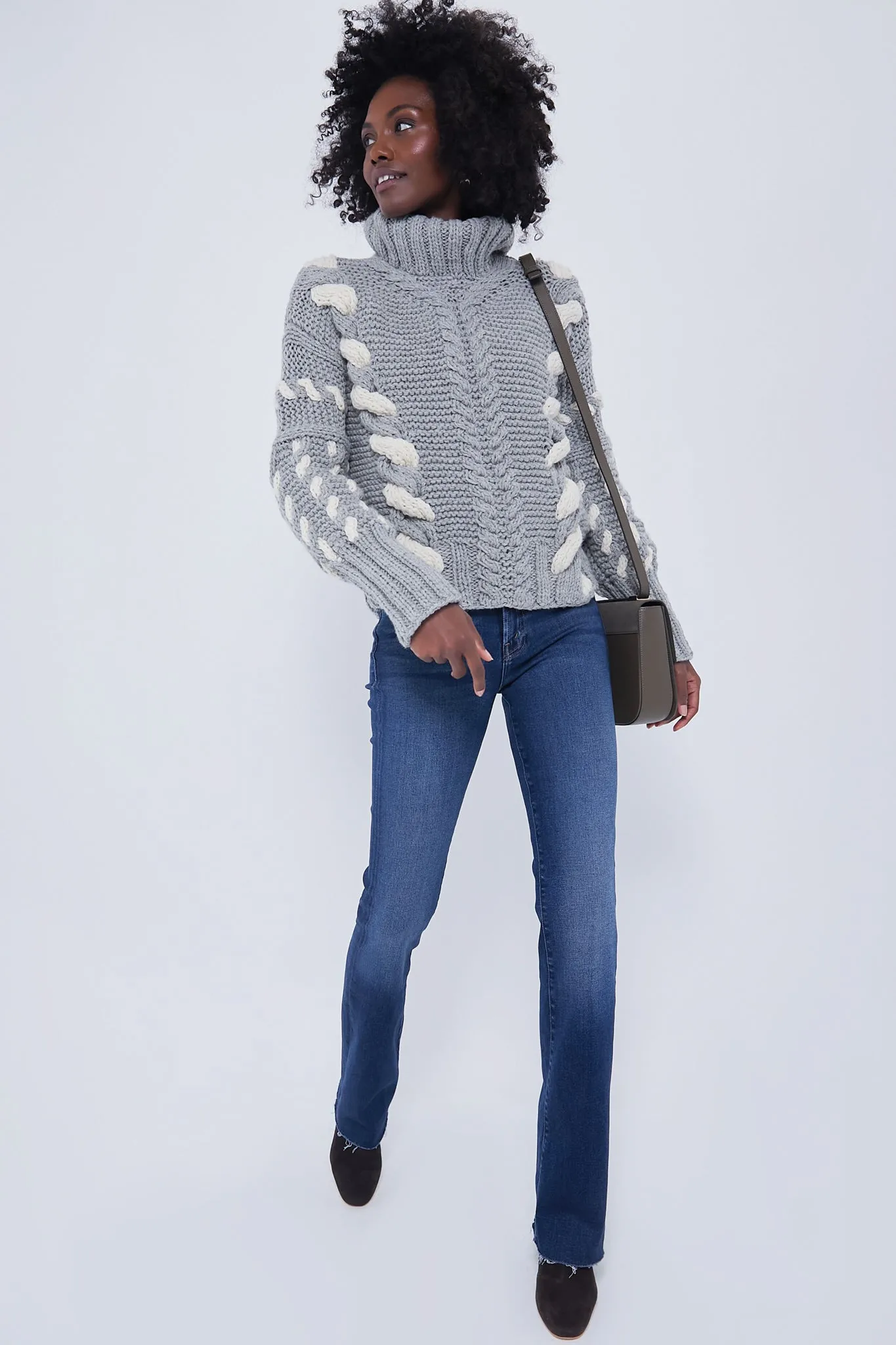 Dove Grey Barbora Turtleneck