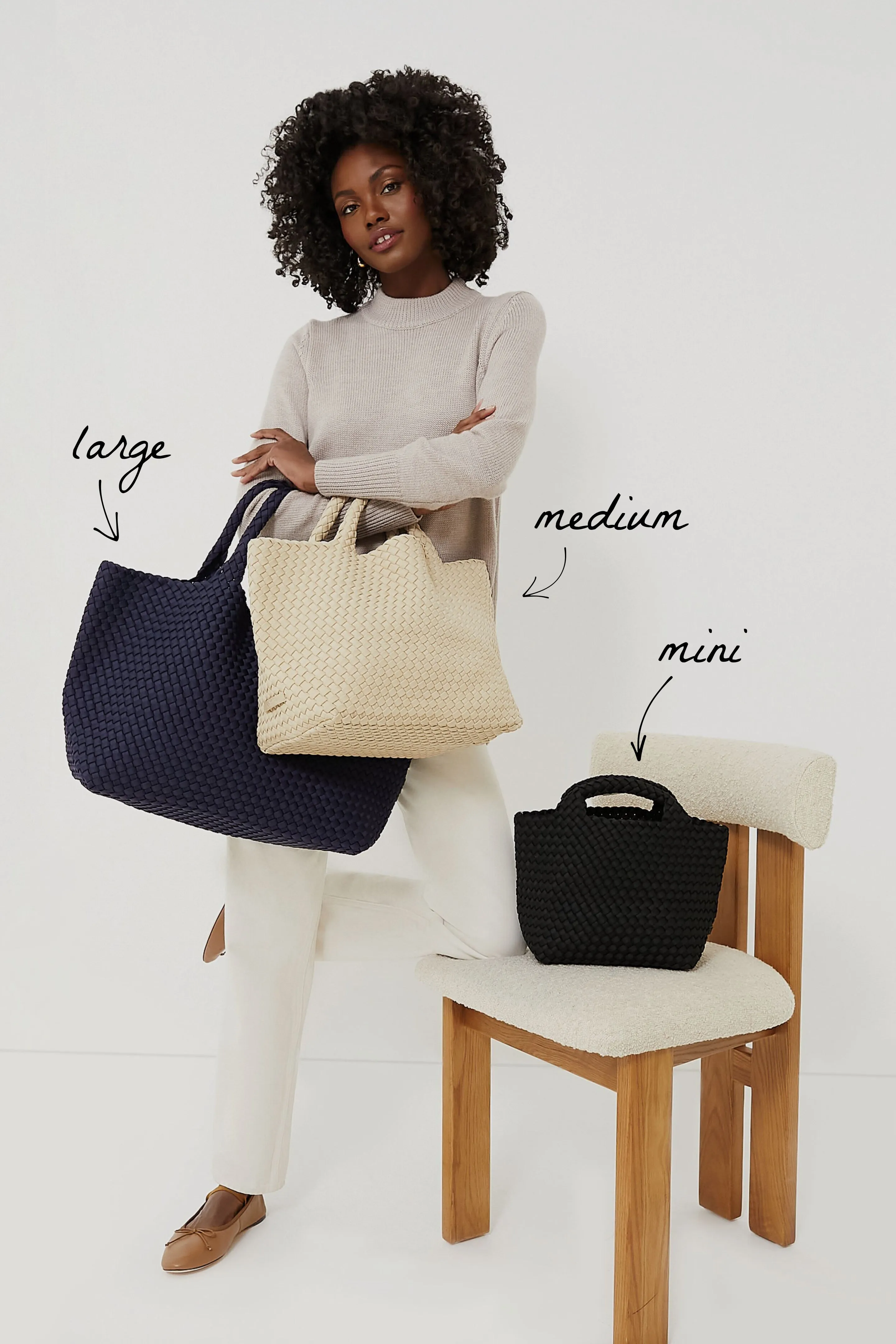 Ecru St Barths Mini Tote