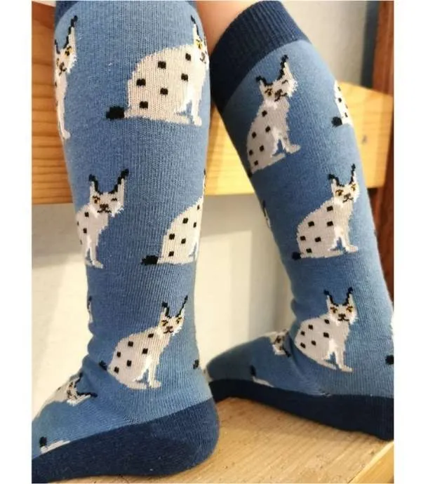 Fraeulein Prusselise Organic Cotton Knee Socks LYNX