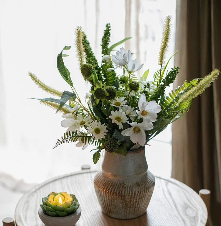 Galsang FlowerS, Green Bristlegrass, Icker, Unique Flower Arrangement for Home Decoration, Bedroom Flower Arrangement Ideas, Beautiful Artificial Flowers for Living Room