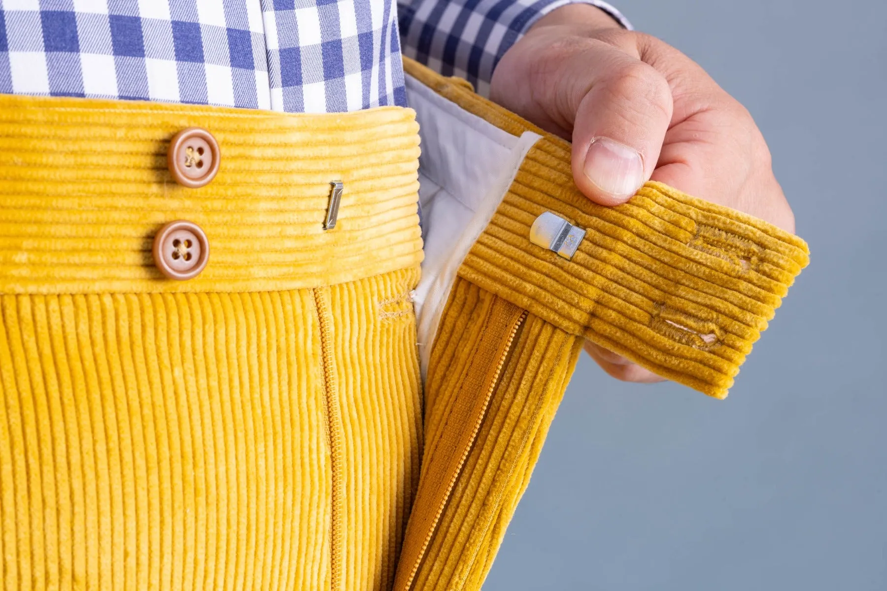 Goldenrod Yellow Stancliffe Corduroy Trousers