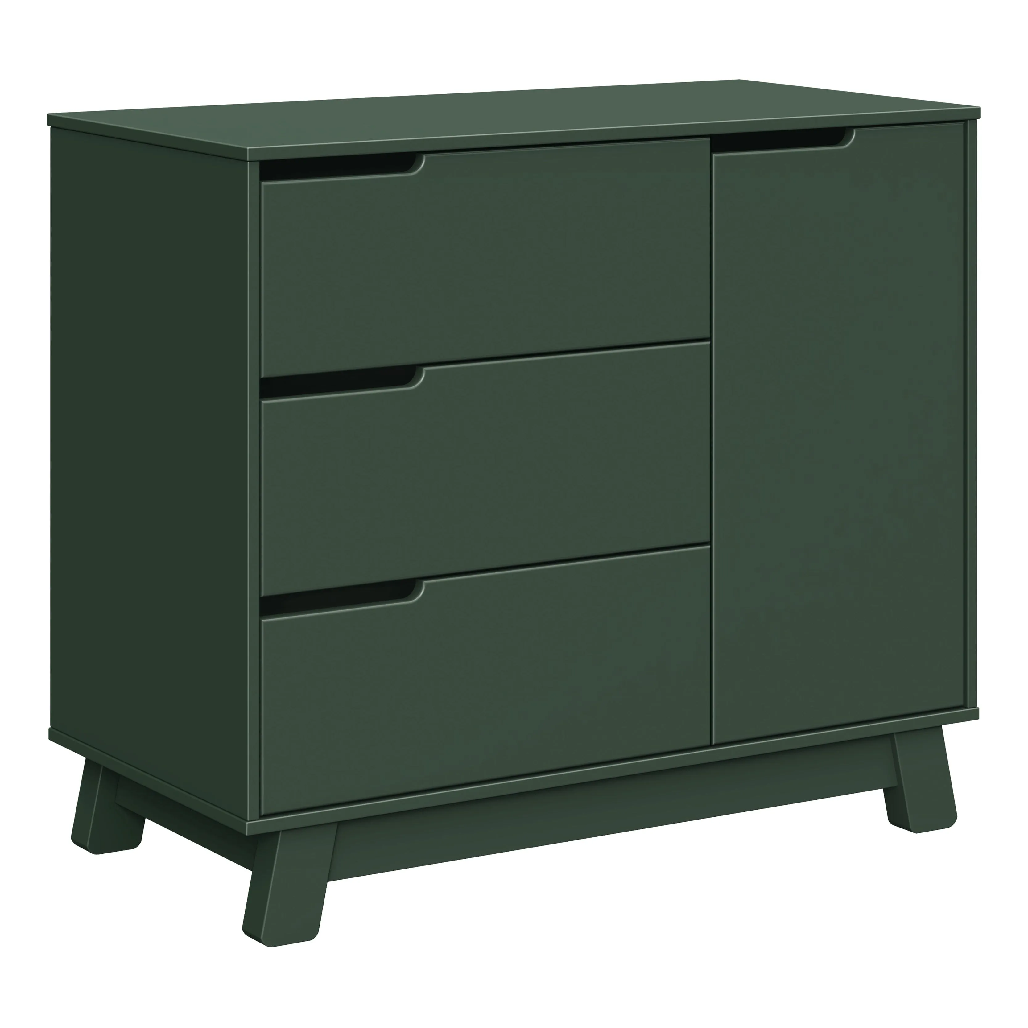 Hudson 3-Drawer Changer Dresser with Removable Changing Tray | Forest Green