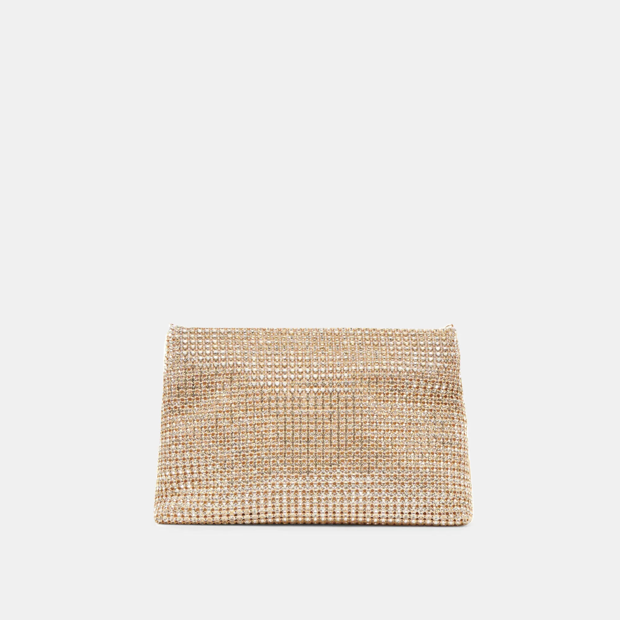 ISABELLA CLUTCH GOLD RHINESTONE MESH