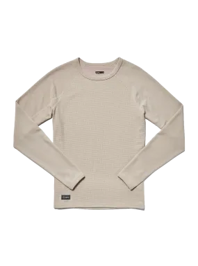 Janji Men's Waffleloft Long Sleeve in Dune AW24